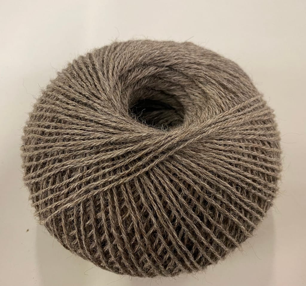 Alpaca DK grey 100g 'Steel' yarn, eco-friendly, sustainable