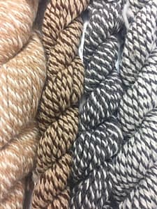 Barber pole / marl yarn