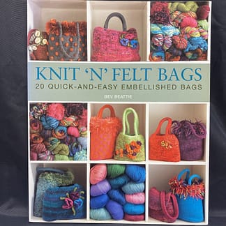 Knit 'n' Felt Bags, knitted bags pattern, felted bags, bags to make