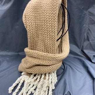 Exclusively Alpaca fawn scarf