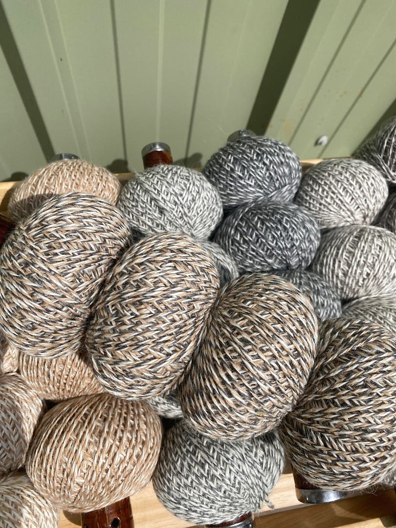 Alpaca DK barber pole 50g - Image 3